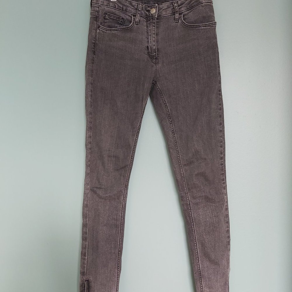 Sandro grey skinny jeans sz36